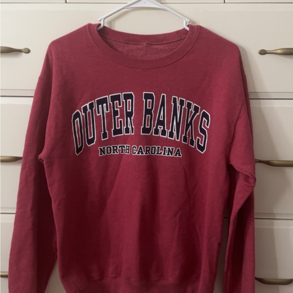 Outer Banks North Carolina Red Sweatshirt